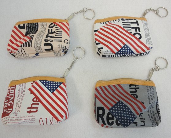 ''4.25''''x3.5'''' Zippered Change PURSE [Newsprint]''